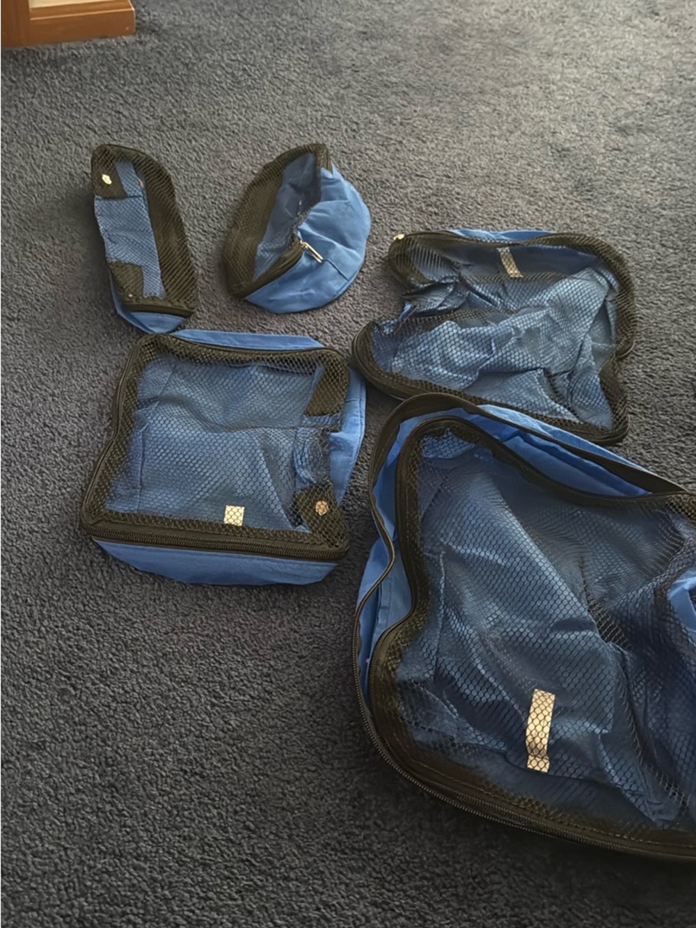 Blue Packing Cube Set - Travel Organizer